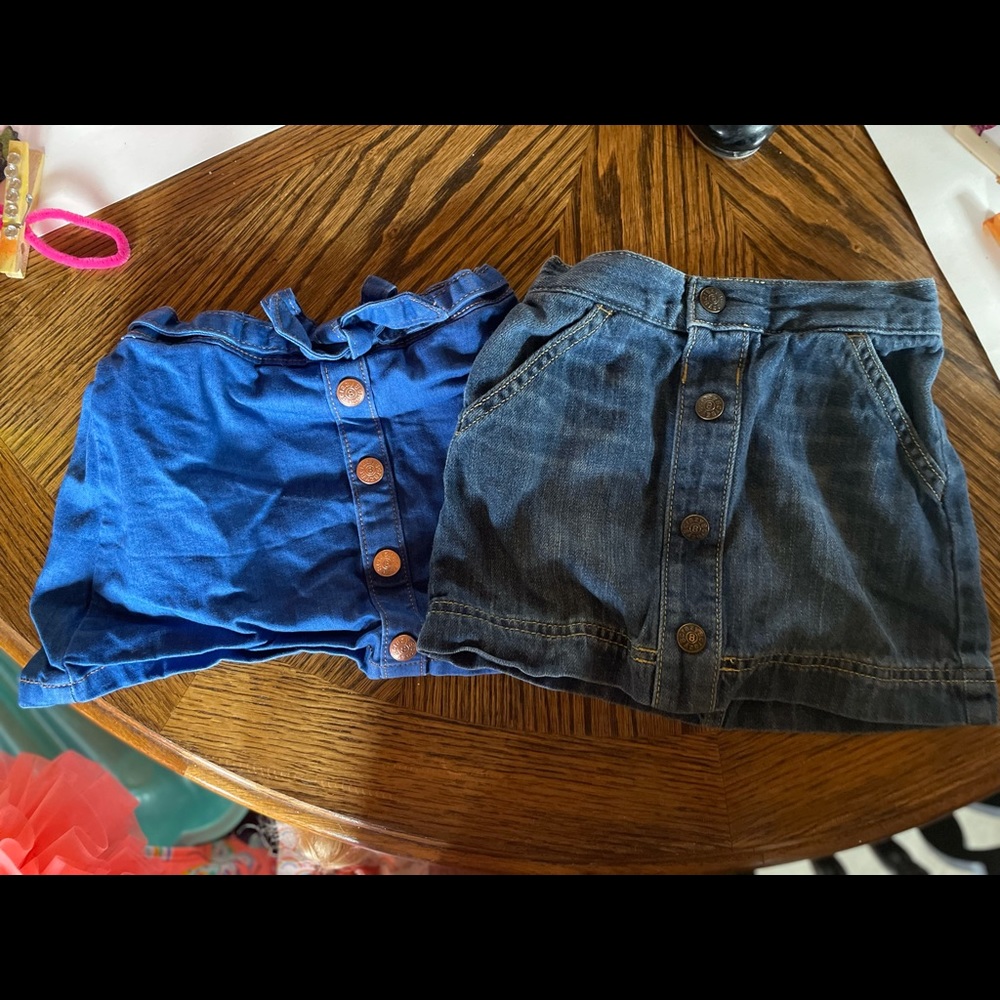 3 crazy 8 skirts.